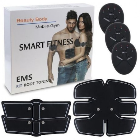 Kit complet Electrostimulator Evolution 6 Abs, Intensive Training, 6 moduri de antrenament, EMS New Generation, Urban Trends ®