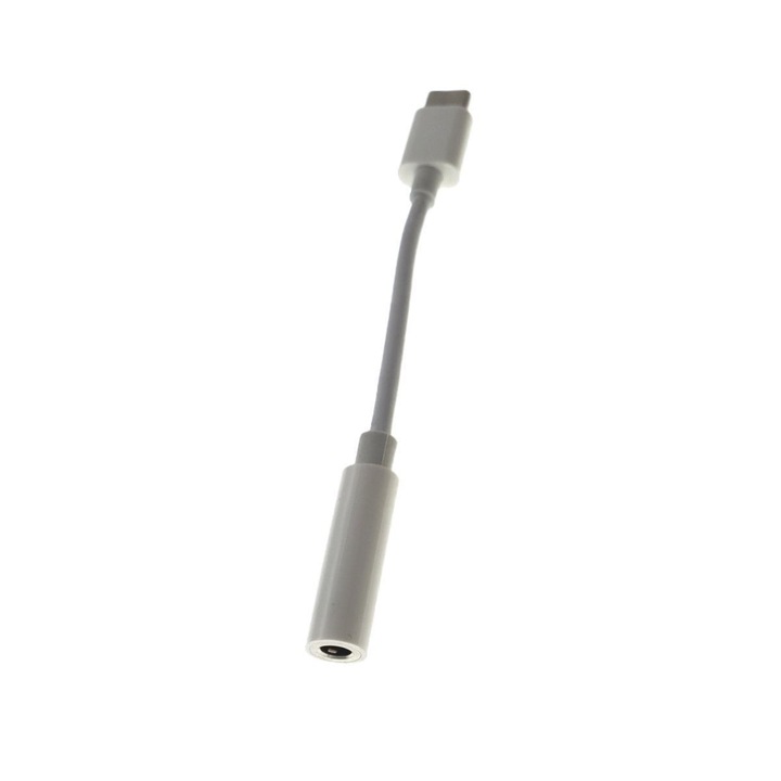 Тип C към 3,5 mm жак адаптерен кабел, AC10TC, бял