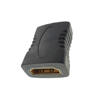 Adaptor Lanberg HDMI AF mama la HDMI AF mama,contacte aurite,negru Adaptor Lanberg HDMI AF mama la HDMI AF mama,contacte aurite,negru