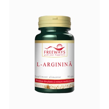 Supliment natural, L-Arginina, 90 capsule, Freeways, 400 mg Supliment natural, L-Arginina, 90 capsule, Freeways, 400 mg