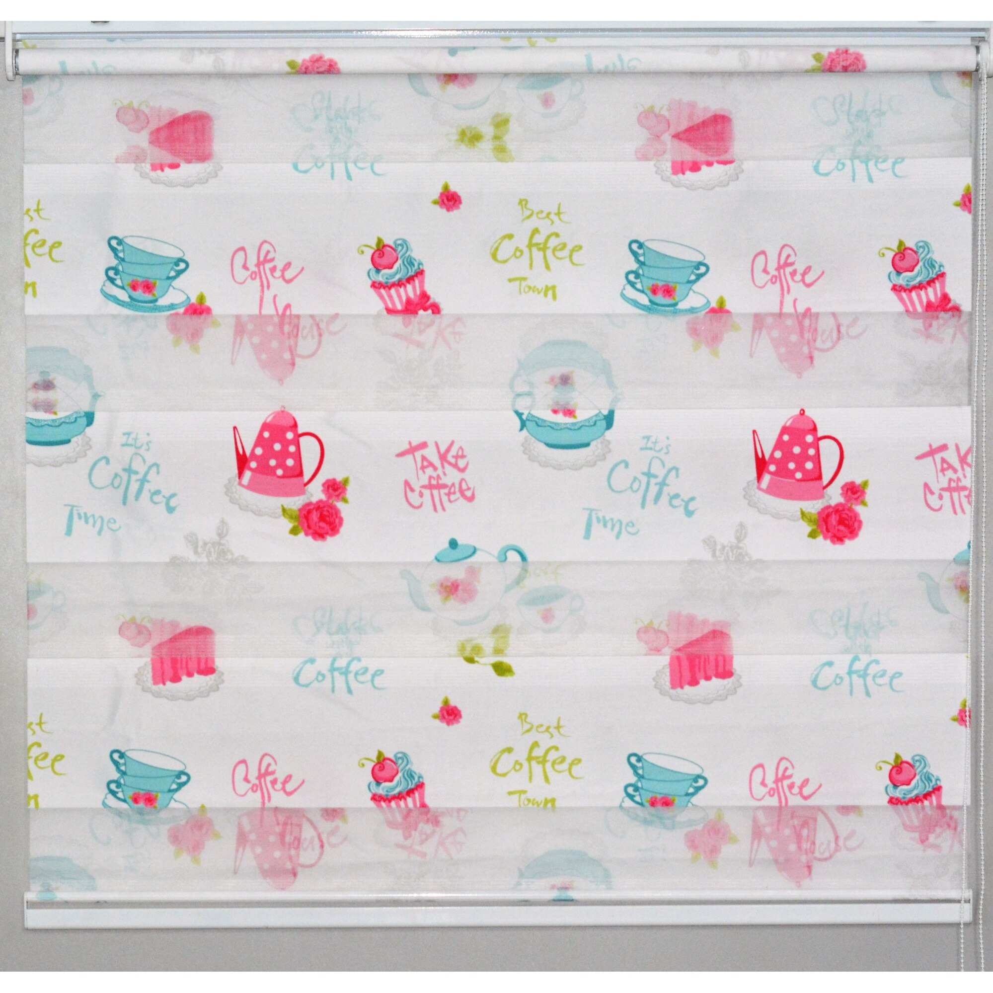 Rulou textil, zebra L= 200 cm H=200 cm