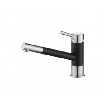 Baterie bucatarie Aquasanita Tera 2763-601, cartus ceramic, monocomanda, negru Baterie bucatarie Aquasanita Tera 2763-601, cartus ceramic, monocomanda, negru