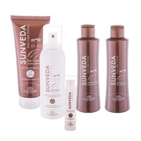 set 5 produse protectie solara pentru toata familia lakshmi ulei accelerator bronz gel aloe vera crema cu protectie mare 50spf spray solar cu protectie 20spf si filler pentru protectia zonelor sensibile si a buzelor imagen 50_0_
0