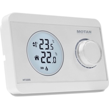 Termostat digital cu fir, neprogramabil, Motan HT220, Ecran LCD Termostat digital cu fir, neprogramabil, Motan HT220, Ecran LCD