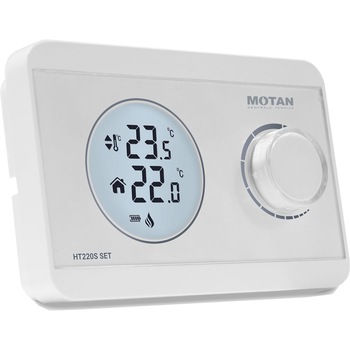 Termostat de ambient wireless neprogramabil Motan HT-220 SET Termostat de ambient wireless neprogramabil Motan HT-220 SET