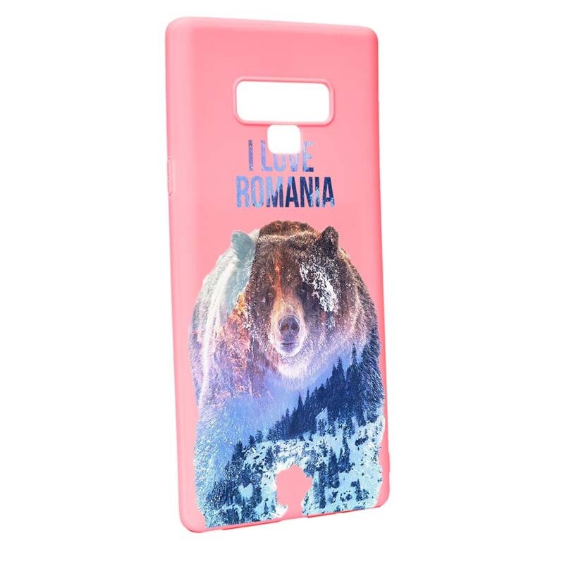 Husa Samsung Galaxy Note 9, Silicon, I Love Romania P35