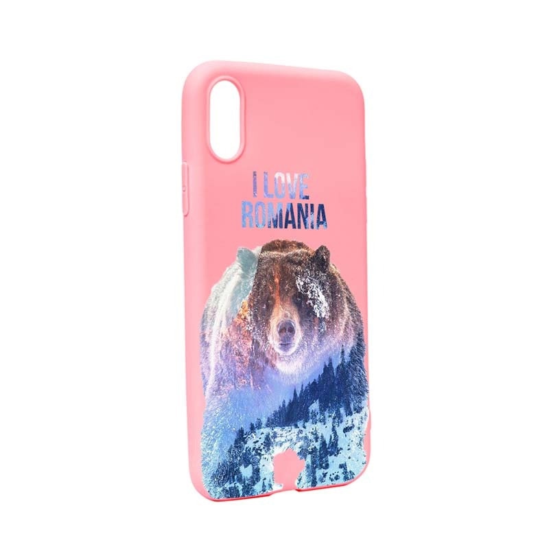 Husa Apple iPhone XS Max, Silicon, I Love Romania P35