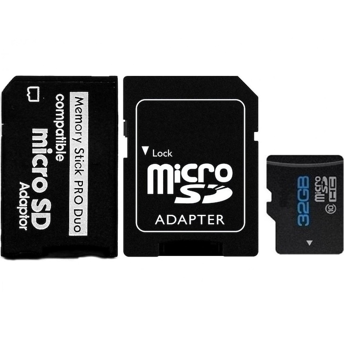 Card de memorie PRO DUO 32GB cu adaptor MicroSD