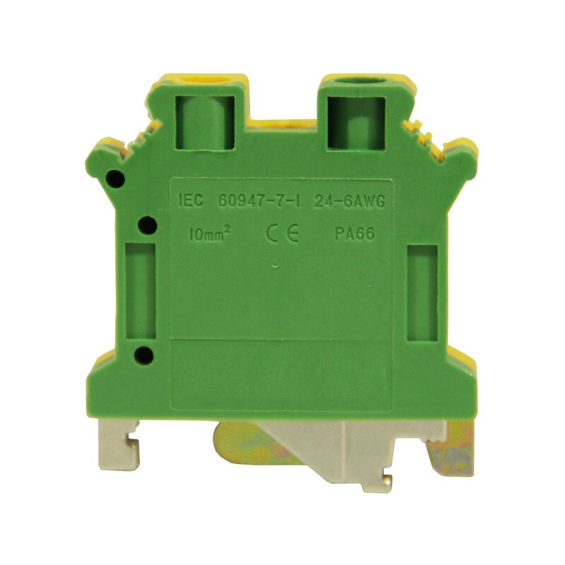 Clema sir 35mmp cu impamantare, galben-verde - Comtec MF0013-00610