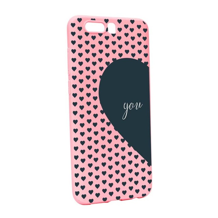 Силиконов калъф Unique за Huawei Honor 9, Love Me+You, P101