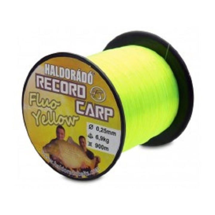 Fir pescuit, Haldorado, Record Carp Fluo Yellow 0,30 mm / 800 m - 9,9 kg