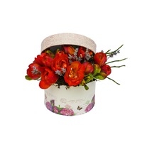 aranjament floral frezii in cutie splendor multicolor 16x14 cm imagen 13_0_
0