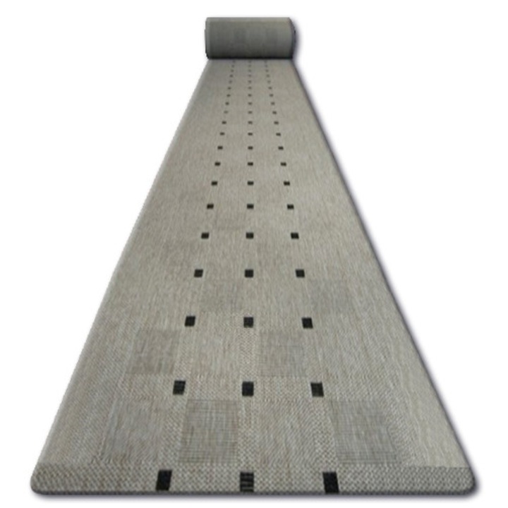 Traversa Dywany Luszczow Sizal Floorlux, Polipropilena, 120 cm, Gri