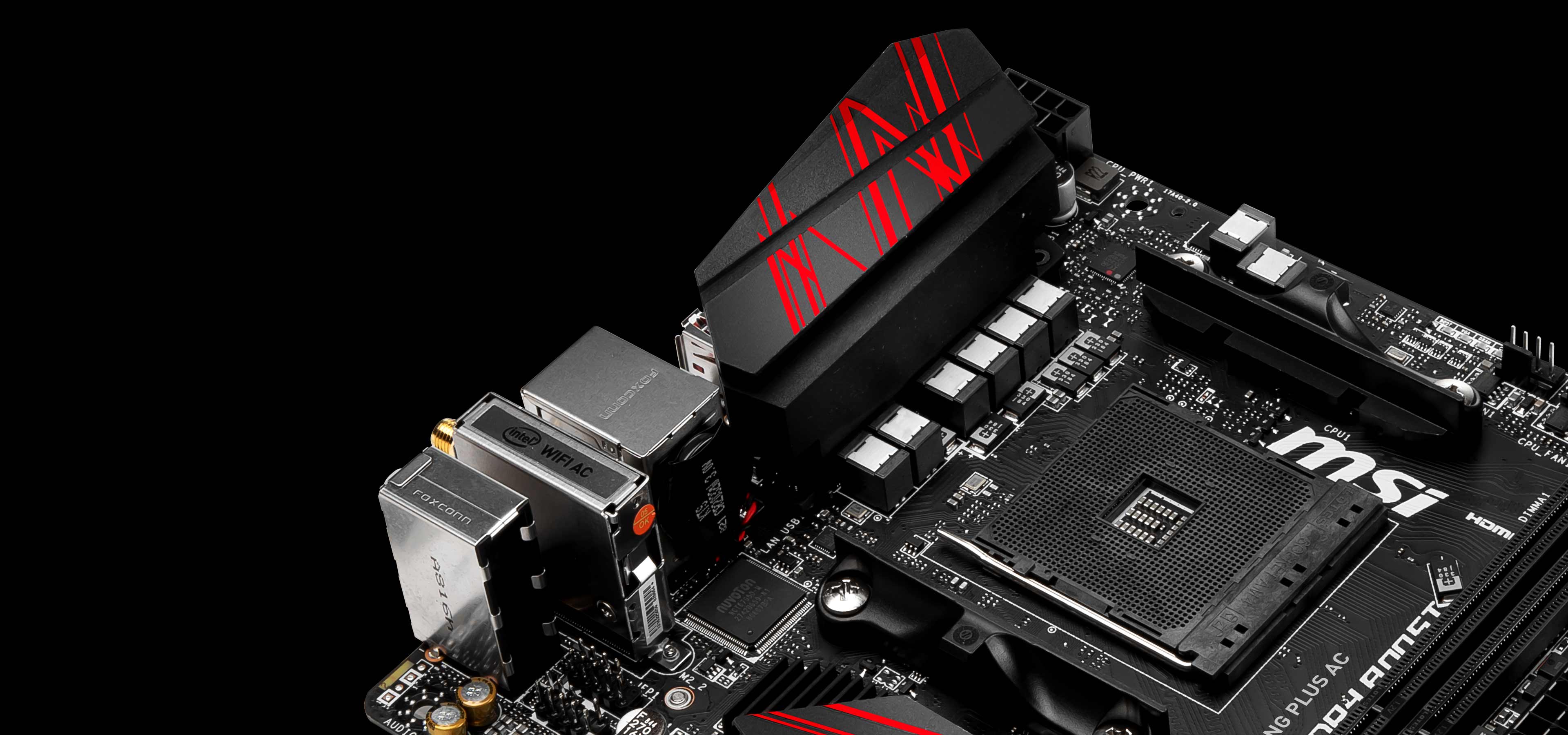 MSI B450I GAMING PLUS AC AMD B450 DDR4 SATA3 M.2 USB3.1 WF BT