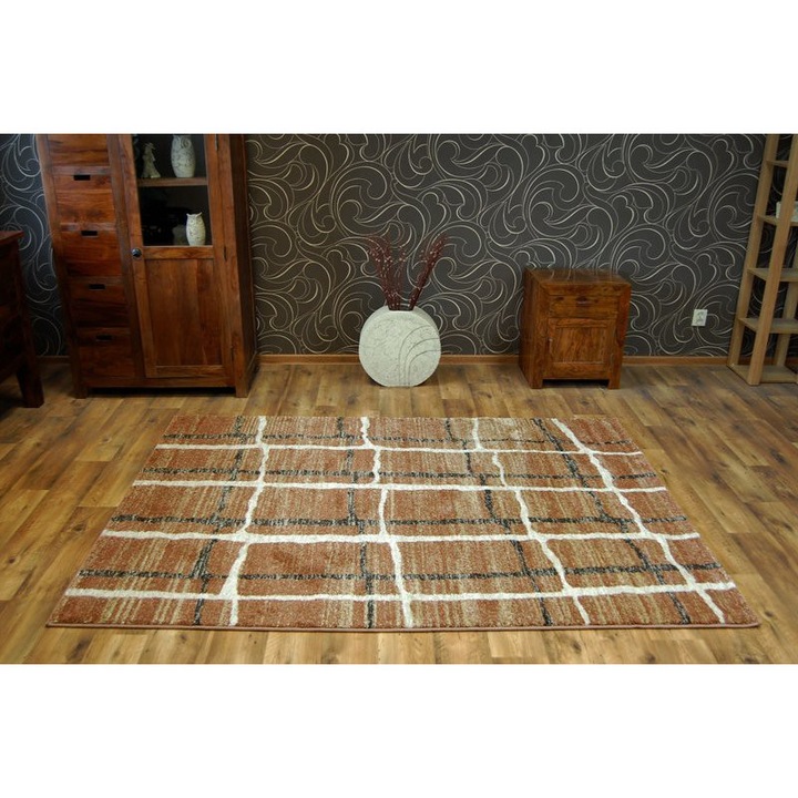 Covor Dywany Luszczow Shadow 9359, Polipropilena, 180x270 cm, Maro