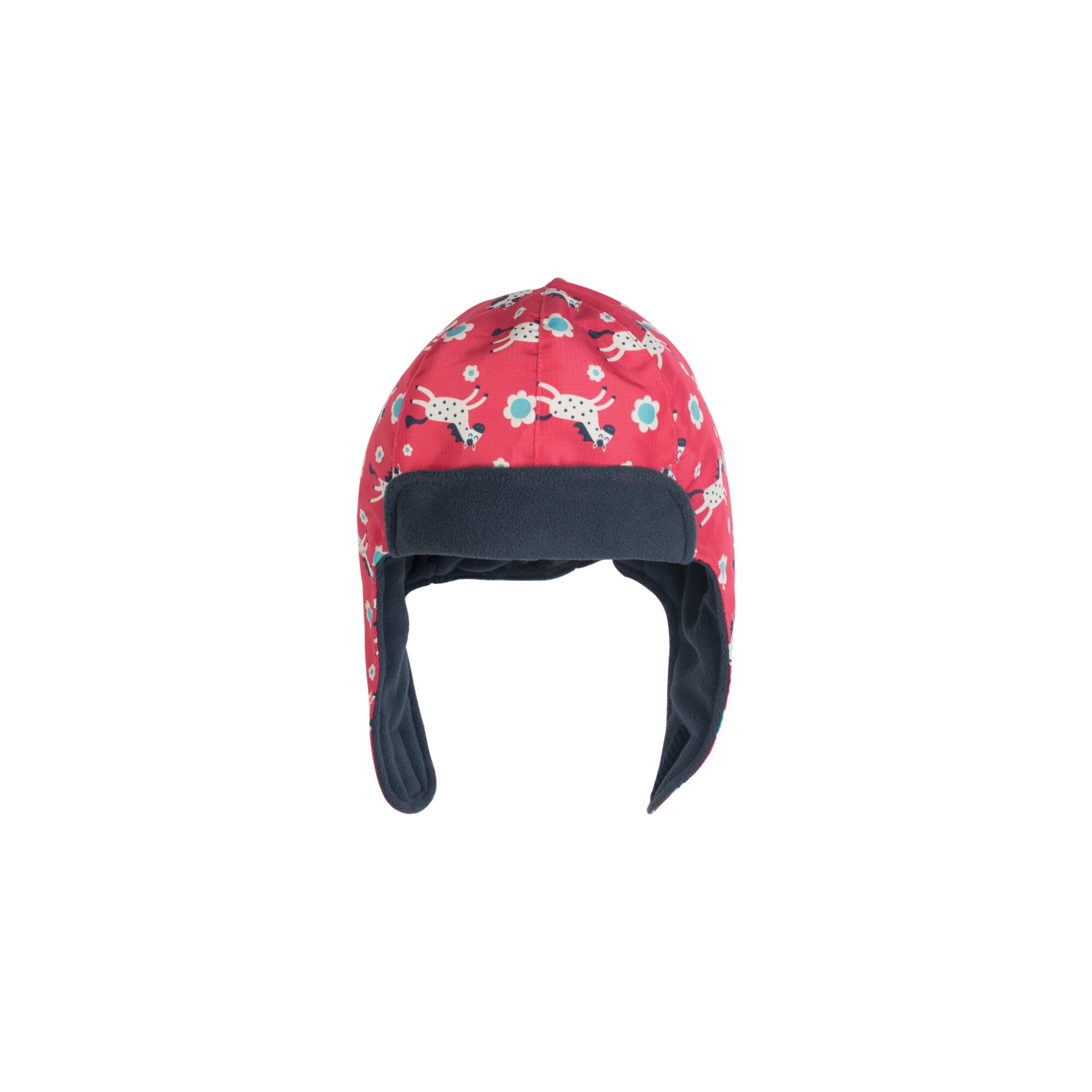 Caciula Adventure cu margarete si caluti,fibre 100% reciclate, multicolor, copii 4-6 ani