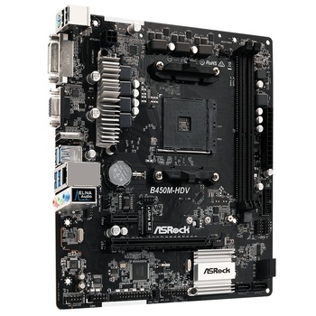 Placa de baza ASRock B450M-HDV, Socket AM4 Placa de baza ASRock B450M-HDV, Socket AM4