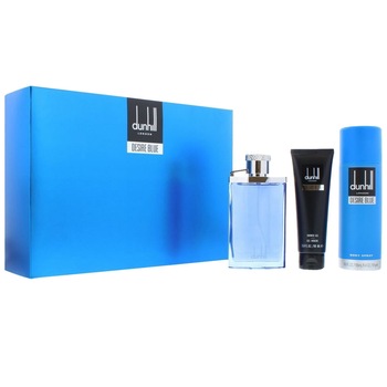 Men's Set ALFRED DUNHILL Desire Blue London EDT 100 ml, SG 80 ml, BS 200 ml Men's Set ALFRED DUNHILL Desire Blue London EDT 100 ml, SG 80 ml, BS 200 ml