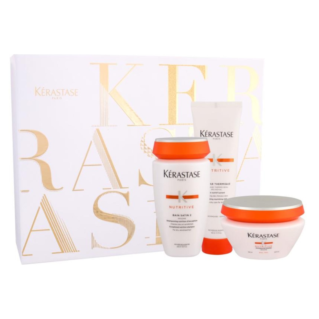 Pachet Kerastase Nutritive Sampon 250ml Masca 250ml Crema 200ml