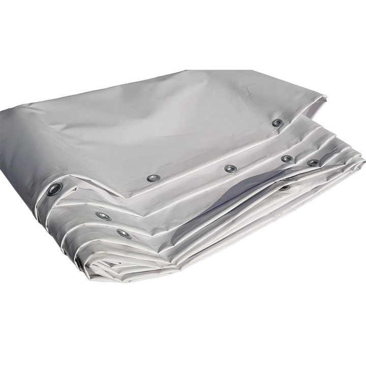 Prelata impermeabila, 450 g/mp, 10x10 m, Alba