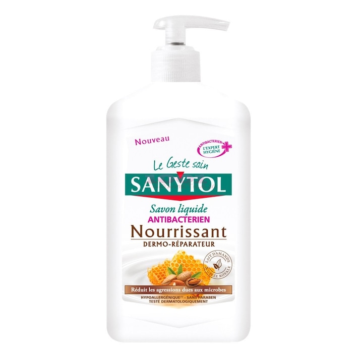 Течен сапун Sanytol Nutritiv, Антибактериален, 250 мл