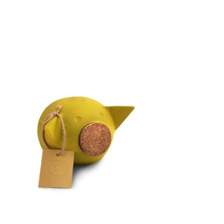 Керамична касичка прасенце Golden Pigs, колекция „Тебешир“, светло зелена малка