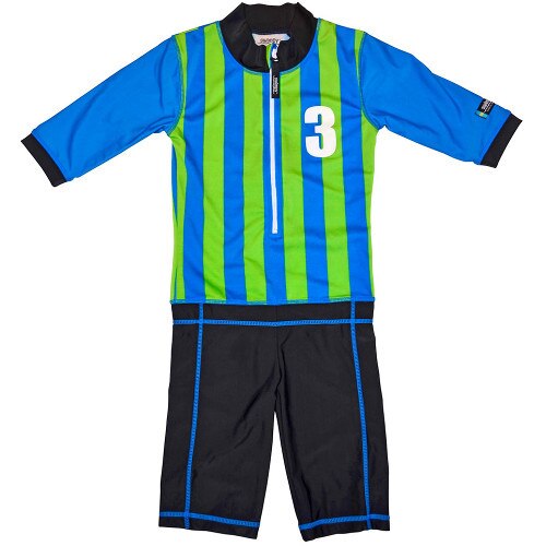 Costum Swimpy de Baie Sport Blue Protectie UV, Albastru, 80-92 CM