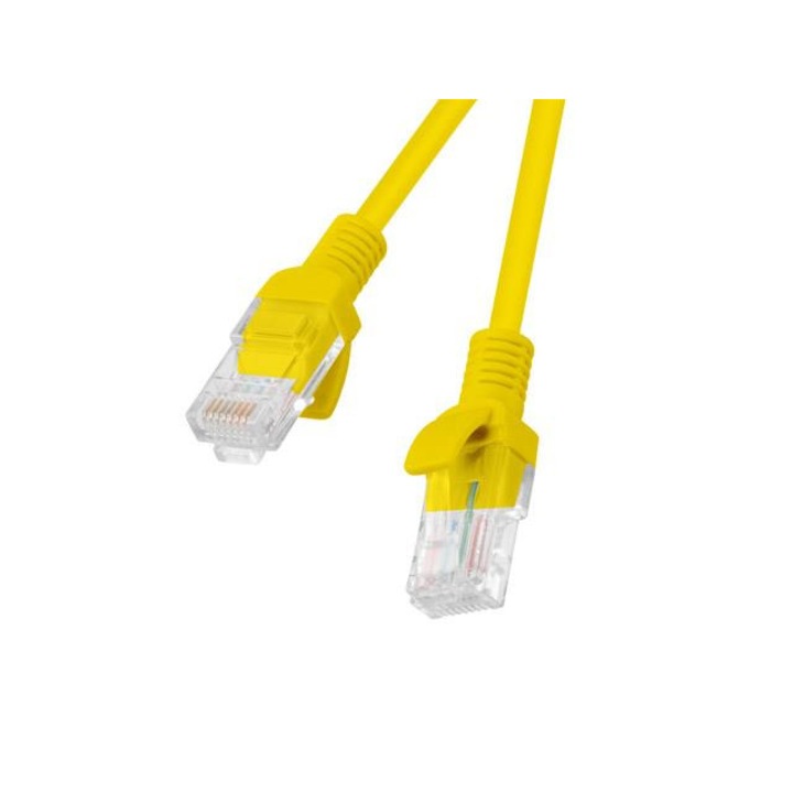 Кабел Lanberg Patchcord RJ45 кат. 6 UTP 3m жълто
