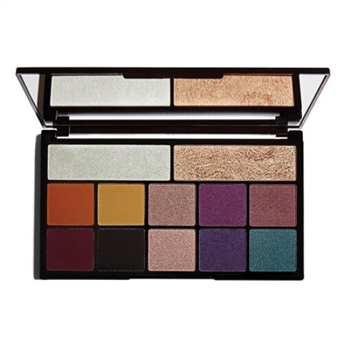 Paleta fard de pleoape Makeup Revolution X Carmi, Kiss Of Fire, 12 nuante