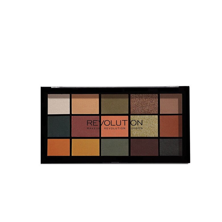 Paleta fard pleoape Makeup Revolution Reloaded Iconic Division, 15 nuante