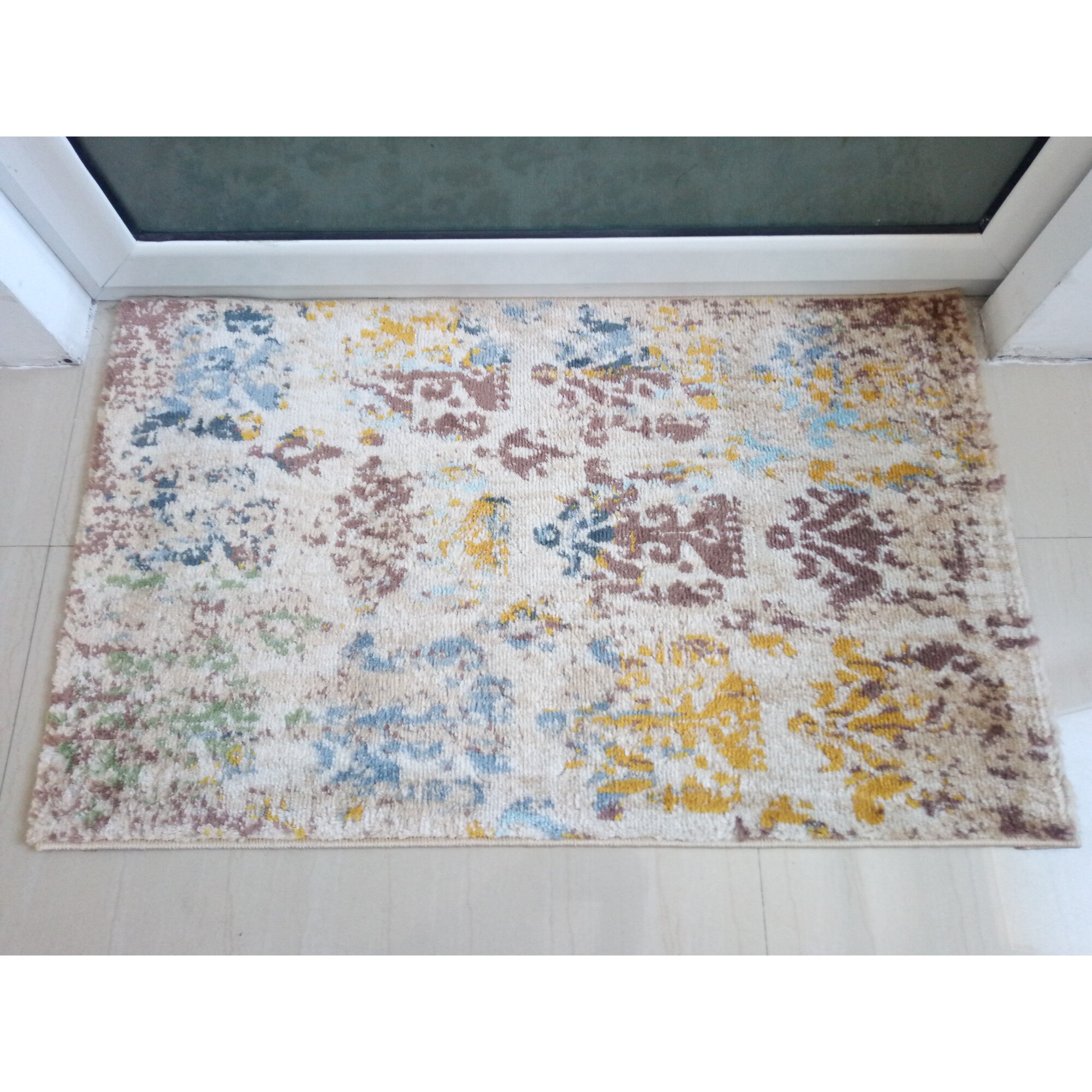 Covor bucatarie Silver 1513A.78, 50x80cm, polipropilena 100%, inaltime plus 5mm, model bej/cream