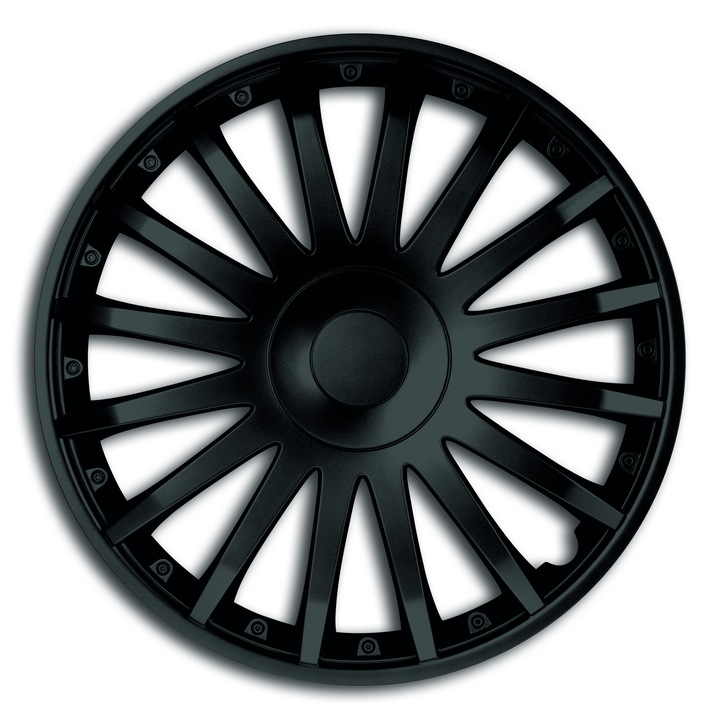 Set 4 buc capace roti Crystal black 14"