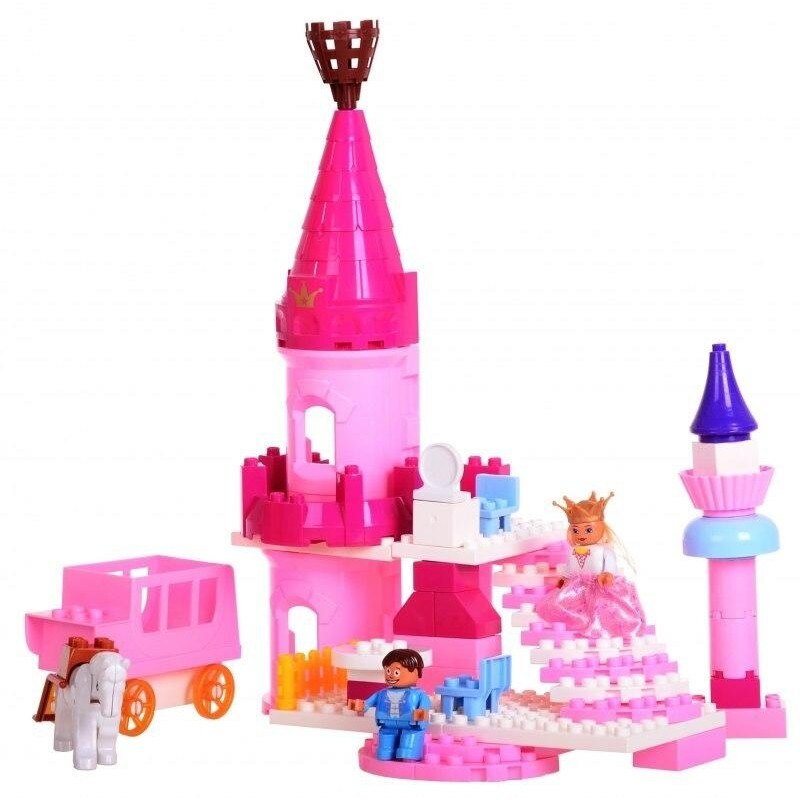 Joc de constructie Mubi Palatul printesei Blocki, 55 piese, 3 - 7 ani