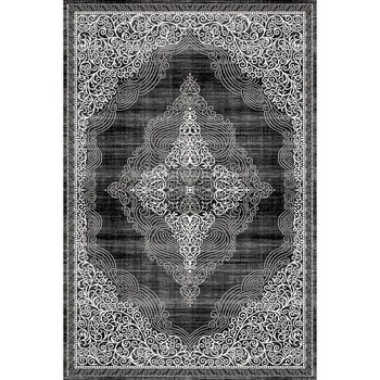 Covor Merinos, Elite 23045 90-Black 120x170 cm, densitate covor 2.9 KG/m², grosime covor 13 mm, Numar noduri pe m² 290000 Covor Merinos, Elite 23045 90-Black 120x170 cm, densitate covor 2.9 KG/m², grosime covor 13 mm, Numar noduri pe m² 290000