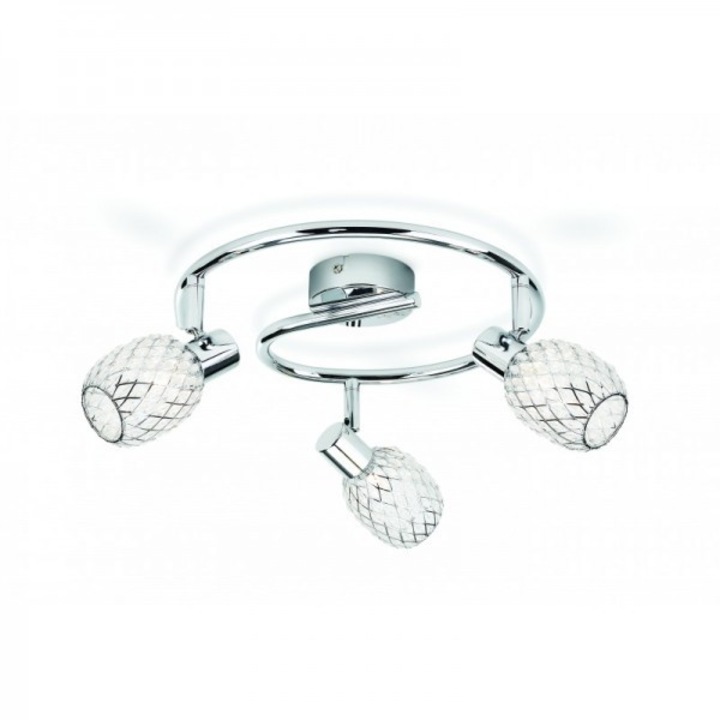 Candellux Deltoid mennyezeti lámpa, 3xG9, 28 W, ezüst