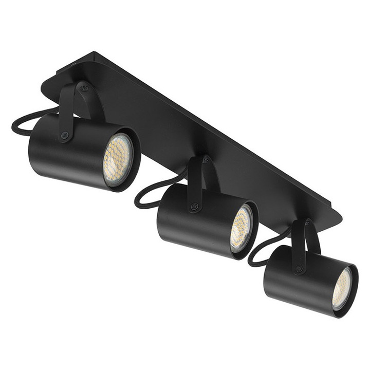 Mennyezeti lámpa Sigma 32557, 3xGU10, 25 W, Fekete