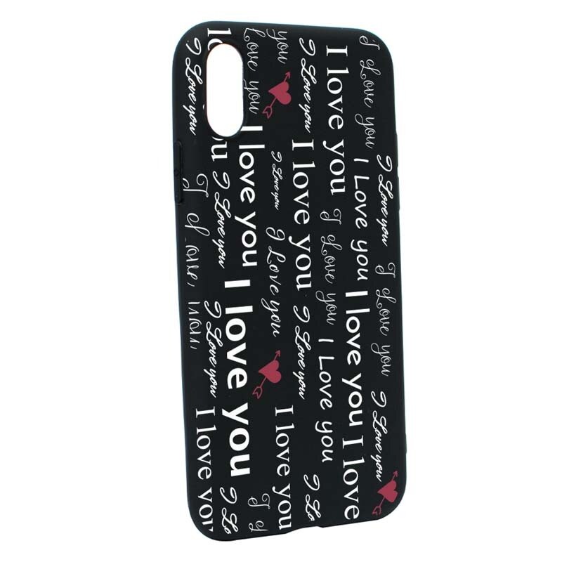 Husa Apple iPhone XS Max, Silicon, Love You B40