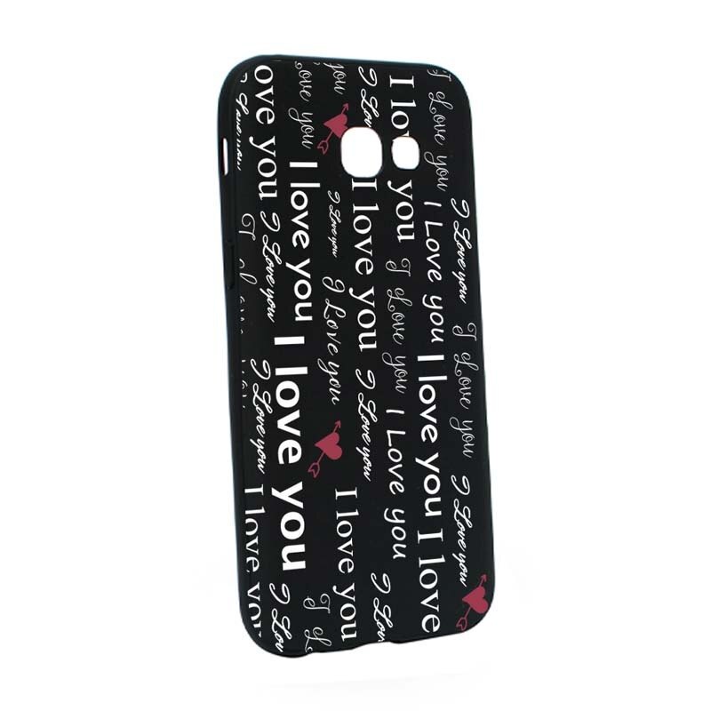 Husa Samsung Galaxy A3 2017, Silicon, Love You B40