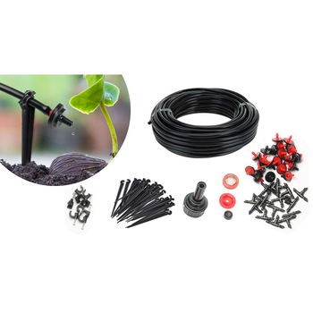 Sistem de irigare prin picurare Timeless Tools pentru gradina cu furtun de 23 m Sistem de irigare prin picurare Timeless Tools pentru gradina cu furtun de 23 m