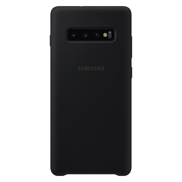 Husa protectie spate silicon soft, pentru Samsung Galaxy S10 +/S10 Plus, bumper ultraslim, Gri, BBL996