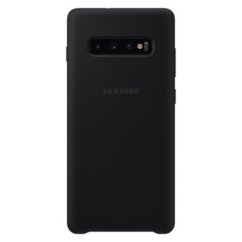 Husa protectie spate silicon soft, pentru Samsung Galaxy S10, bumper ultraslim, Negru, BBL980 Husa protectie spate silicon soft, pentru Samsung Galaxy S10, bumper ultraslim, Negru, BBL980