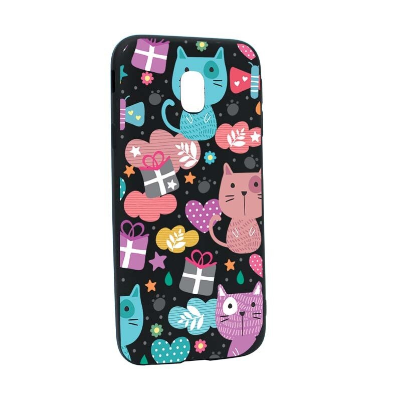 Husa Samsung Galaxy J7 2017, Silicon, Lovely Cat B41
