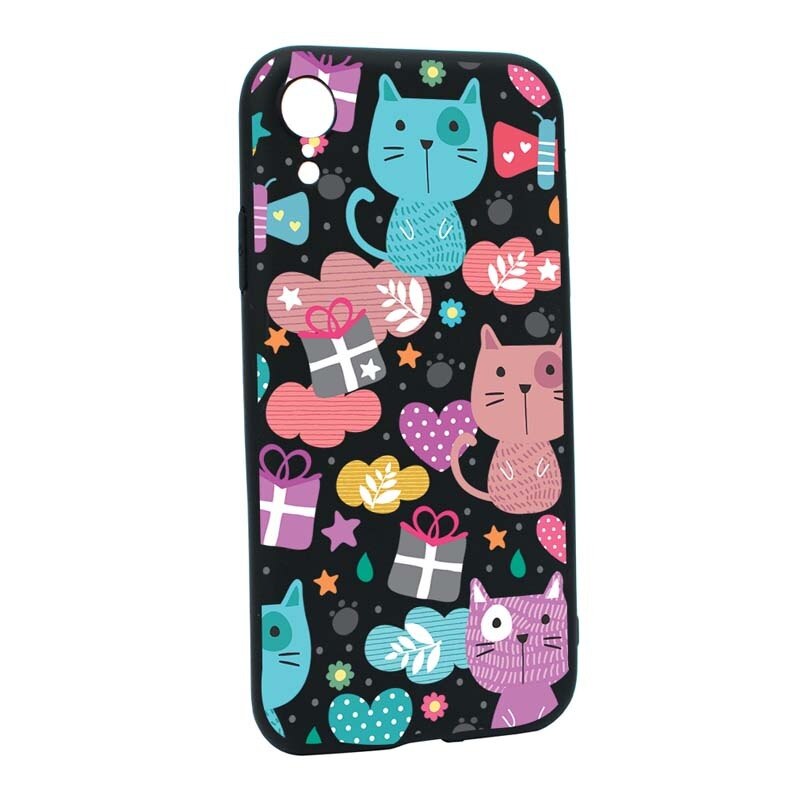 Husa Apple iPhone XR, Silicon, Lovely Cat B41