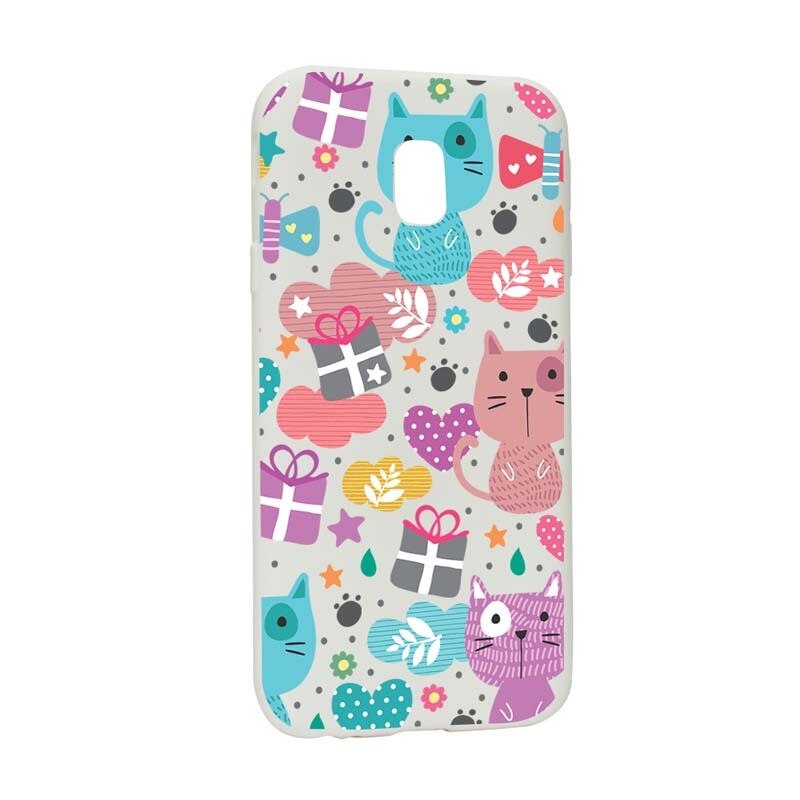 Husa Samsung Galaxy J3 2018, Silicon, Lovely Cat W41