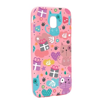 Husa Samsung Galaxy J7 2018, Silicon, Lovely Cat P41 Husa Samsung Galaxy J7 2018, Silicon, Lovely Cat P41