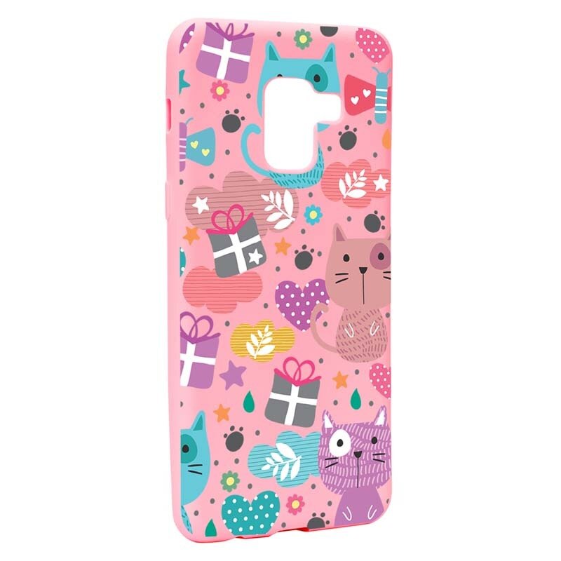 Husa Samsung Galaxy A5 2018, Silicon, Lovely Cat P41