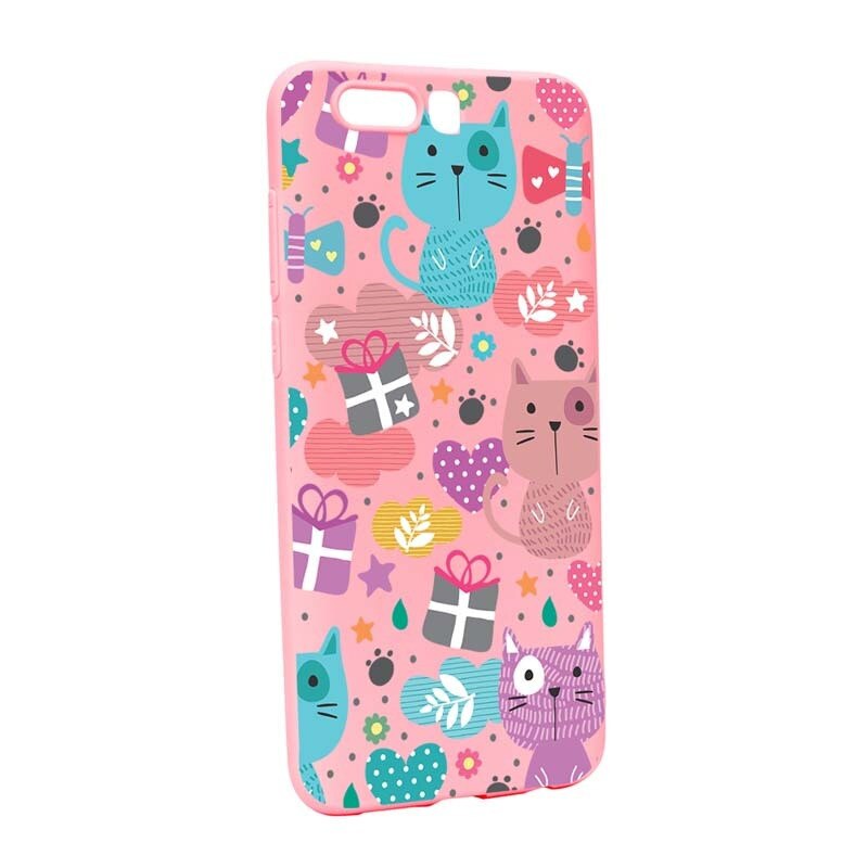 Husa Huawei Honor 9, Silicon, Lovely Cat P41