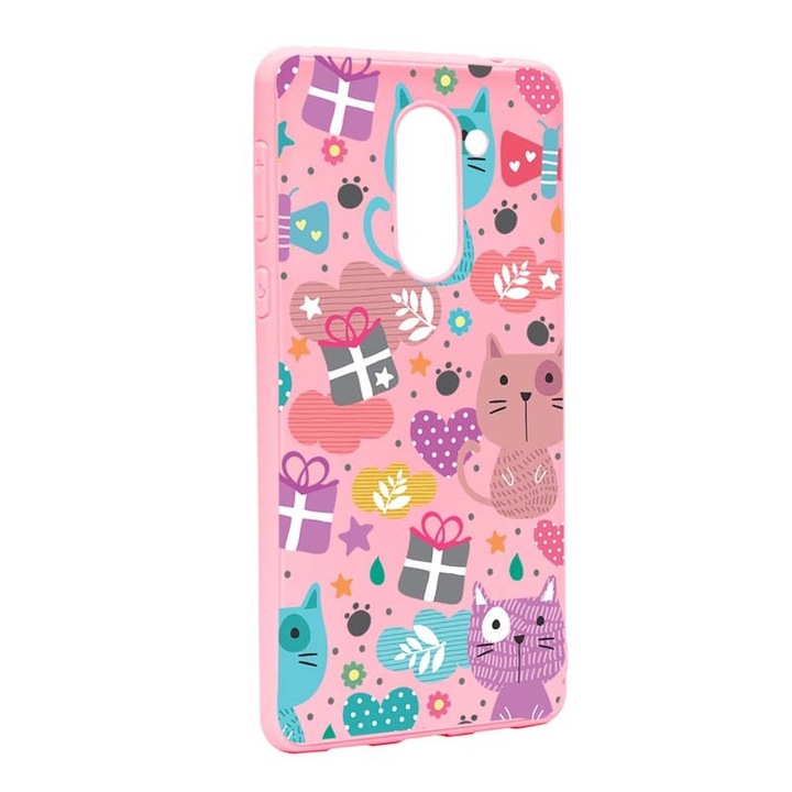 Szilikon védőtok, Huawei Mate 9 Lite / Honor 6X, Lovely Cat, P41
