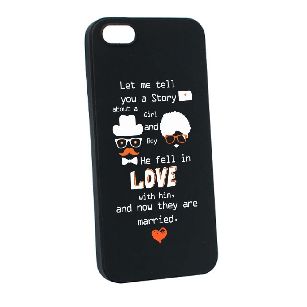 Husa Apple iPhone SE / 5S / 5, Silicon, Married B42