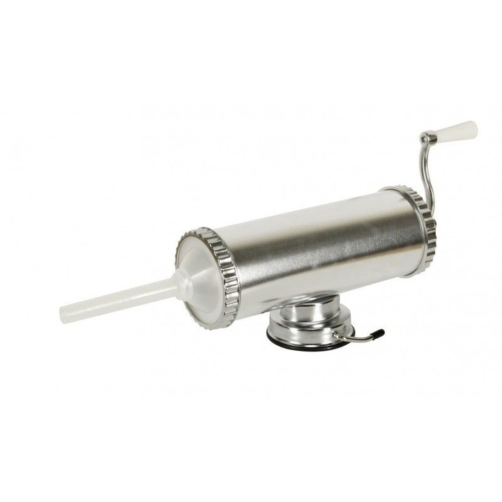 Aparat de umplut carnati Grunberg GR745, 1.50 kg, Aluminiu, Argintiu